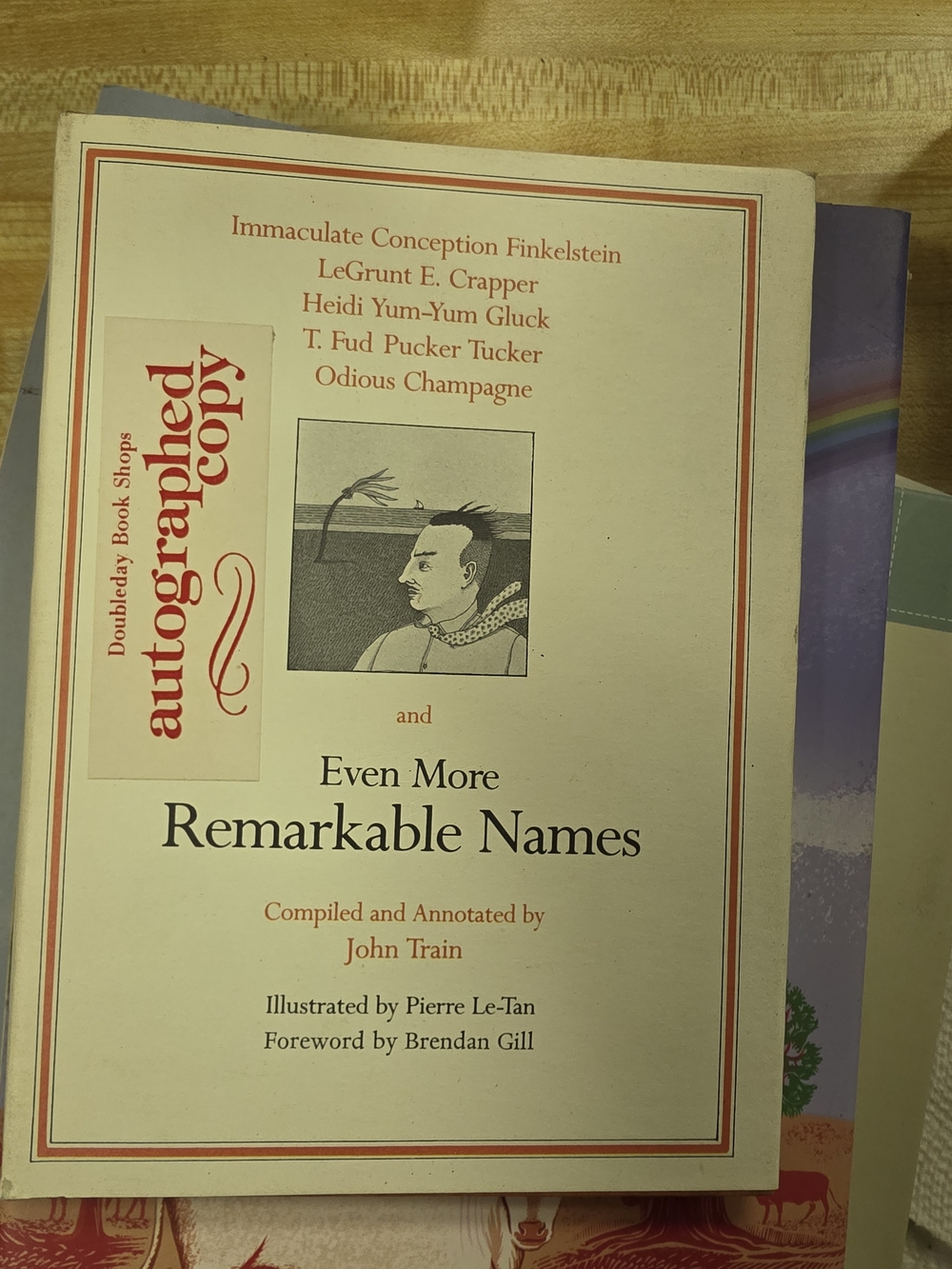 Even More Remarkable Names by John Train - Beige/Cream Cover